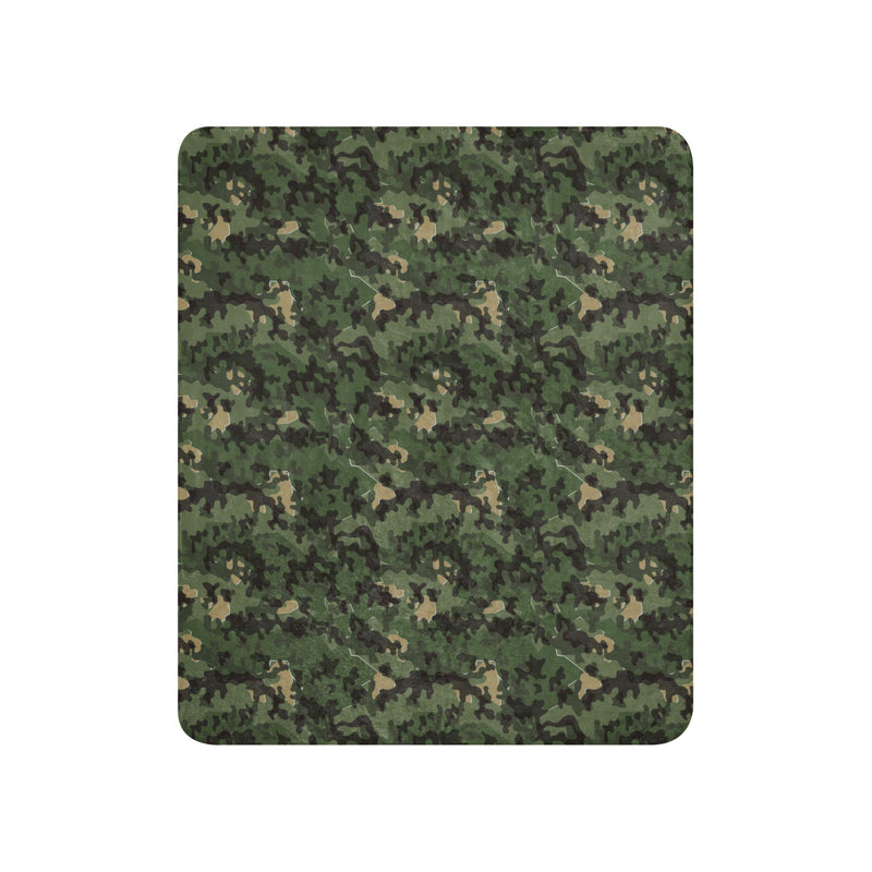 Zelt-tarnmuster Summer CAMO Sherpa Blanket