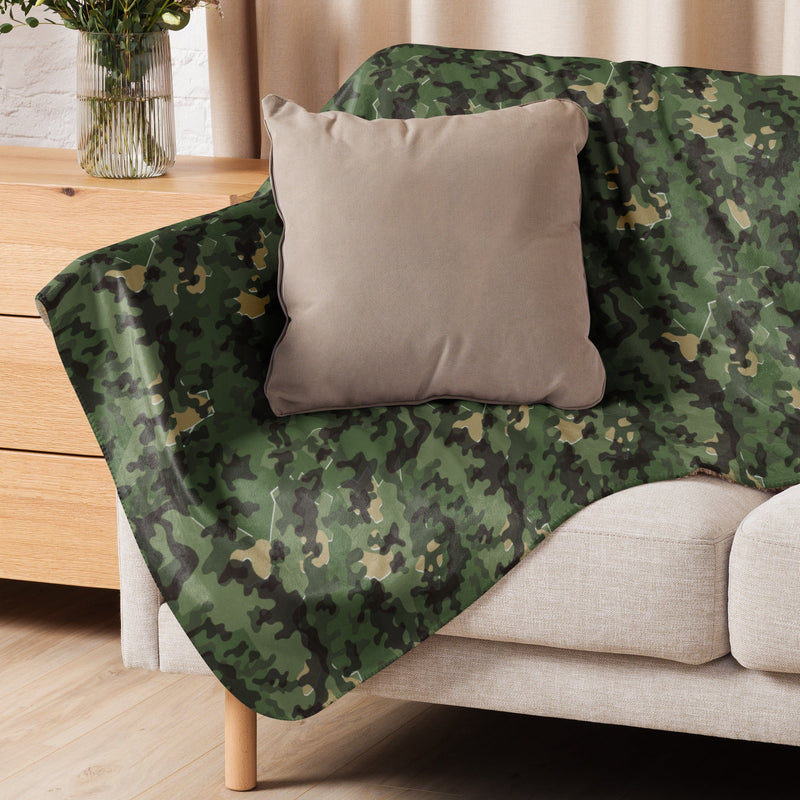 Zelt-tarnmuster Summer CAMO Sherpa Blanket