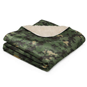 Zelt-tarnmuster Summer CAMO Sherpa Blanket