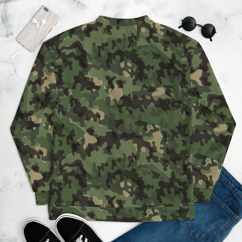 Zelt-tarnmuster Summer CAMO Unisex Bomber Jacket