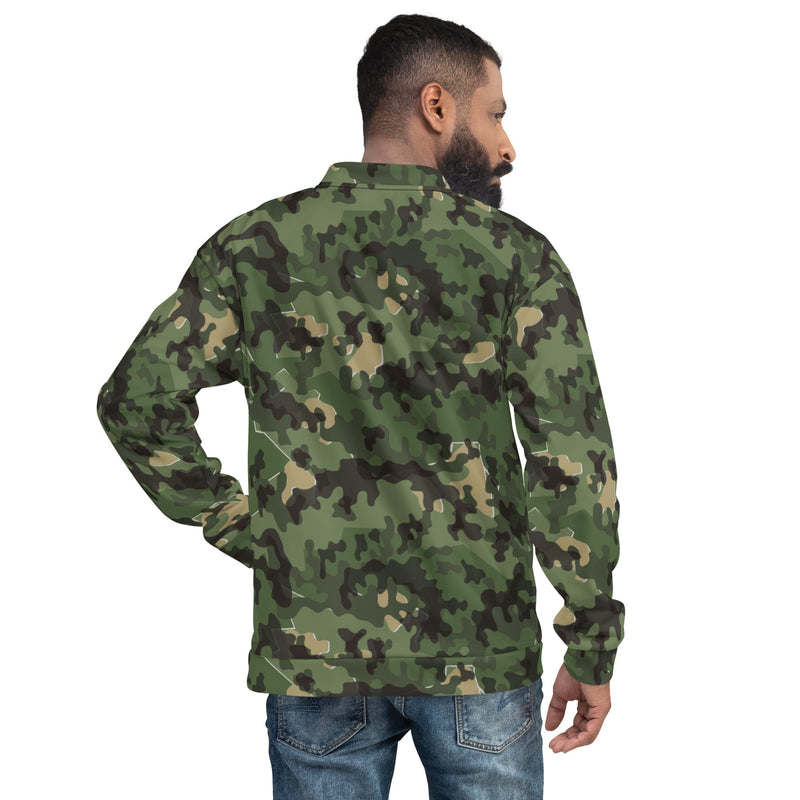 CAMO HQ - Zelt-tarnmuster Summer CAMO Unisex Bomber Jacket