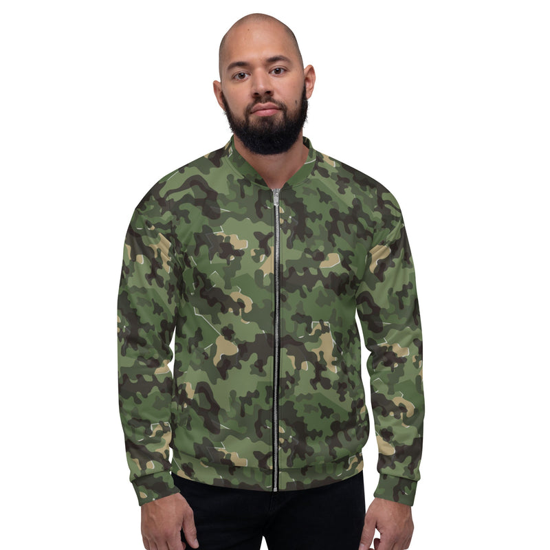 Zelt-tarnmuster Summer CAMO Unisex Bomber Jacket