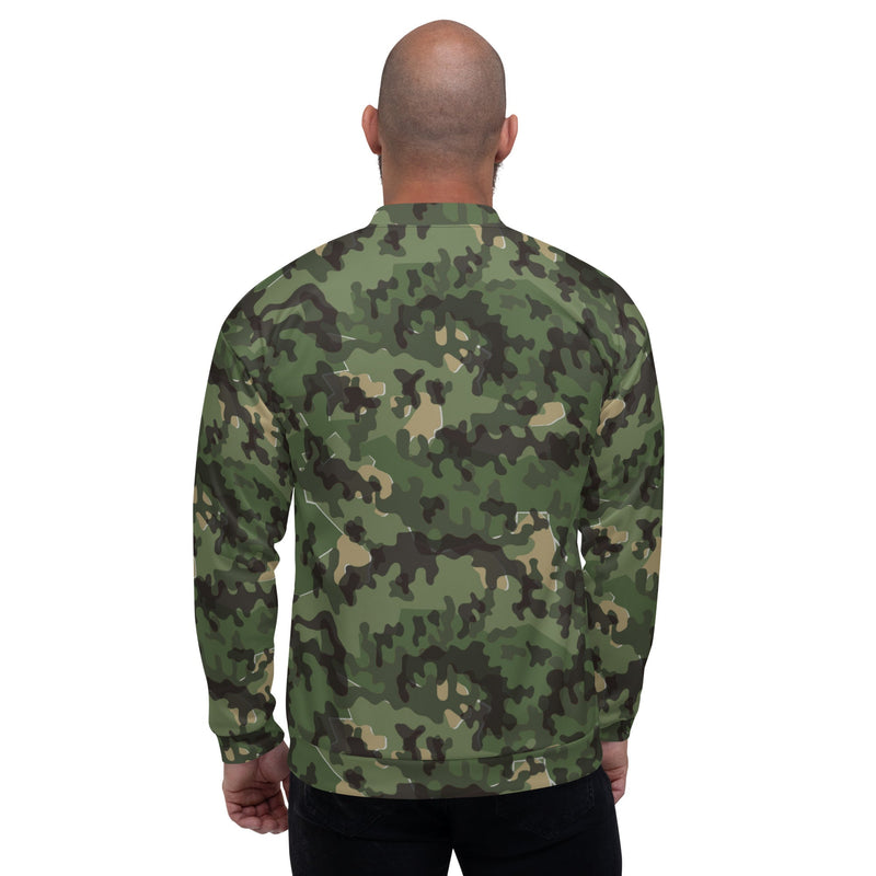 Zelt-tarnmuster Summer CAMO Unisex Bomber Jacket