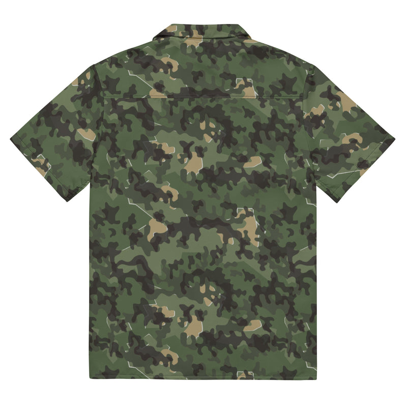 Zelt-tarnmuster Summer CAMO Unisex Short-Sleeve Button Shirt - Button-Up