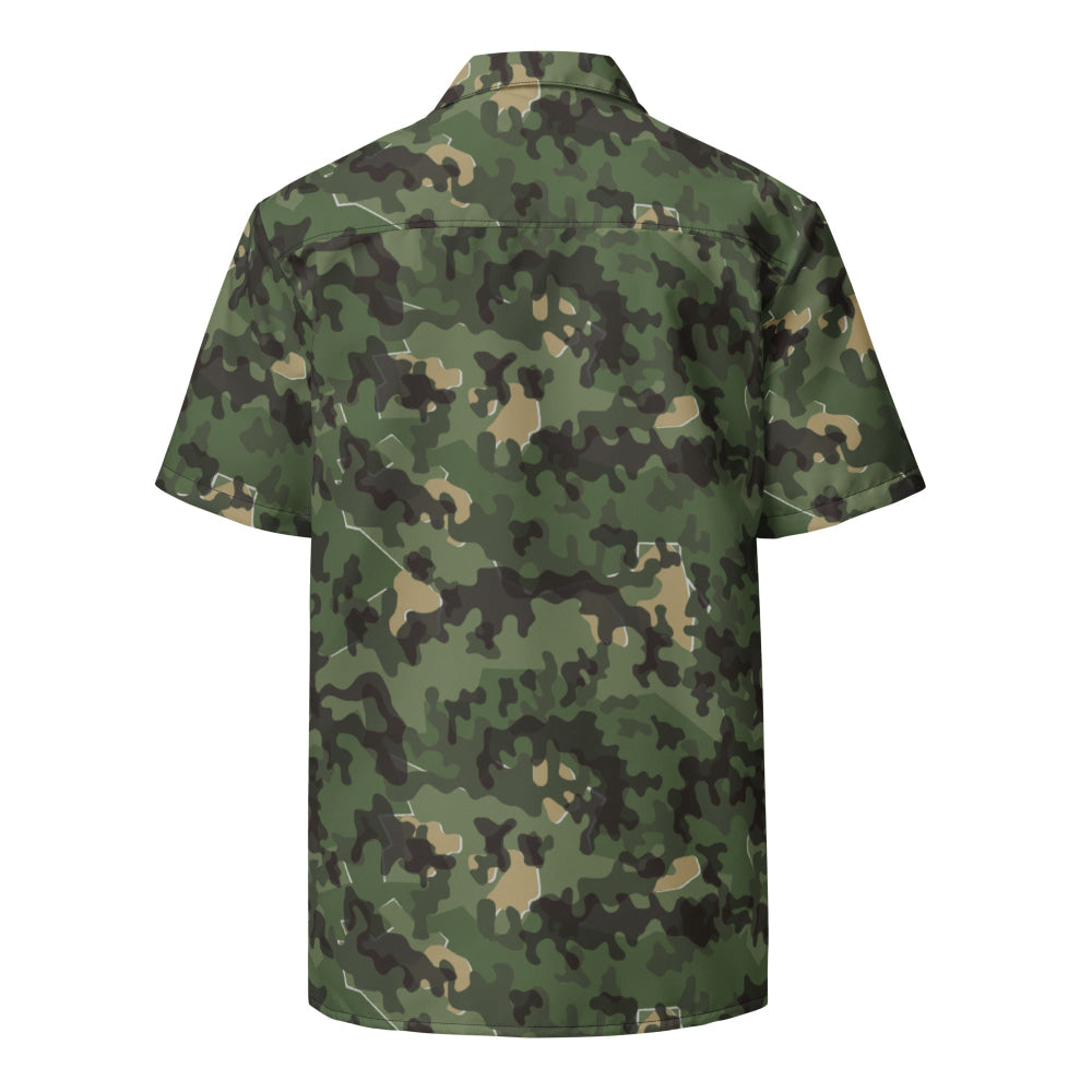 German Zelt-tarnmuster Summer CAMO Unisex button shirt - Button Shirt