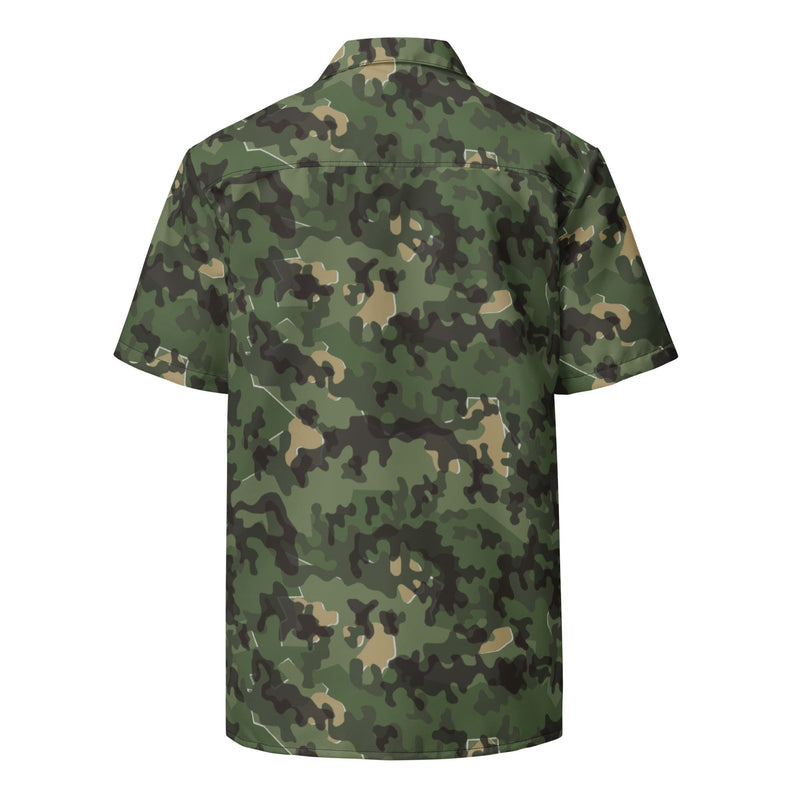 Zelt-tarnmuster Summer CAMO Unisex Short-Sleeve Button Shirt - Button-Up