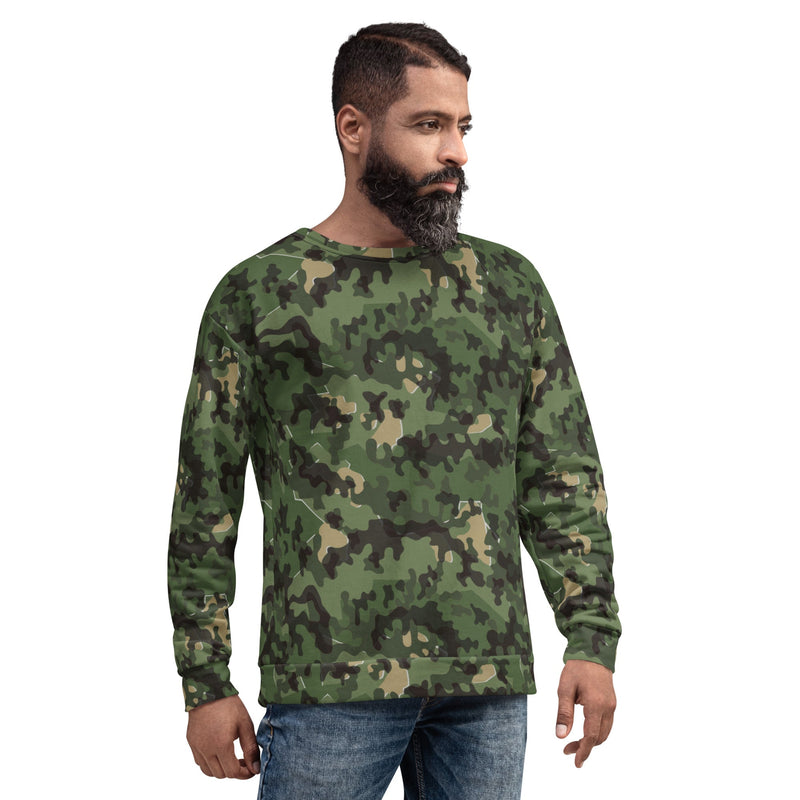 Zelt-tarnmuster Summer CAMO Unisex Sweatshirt