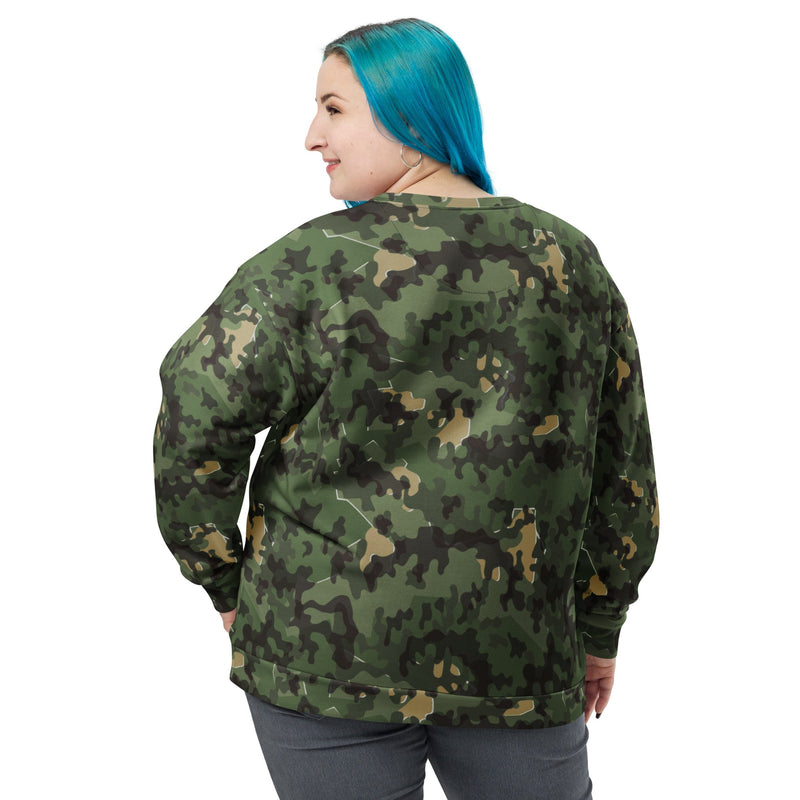 Zelt-tarnmuster Summer CAMO Unisex Sweatshirt