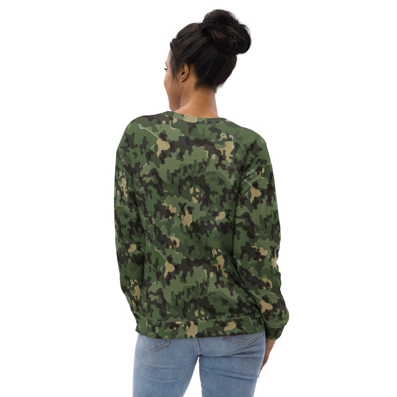 Zelt-tarnmuster Summer CAMO Unisex Sweatshirt