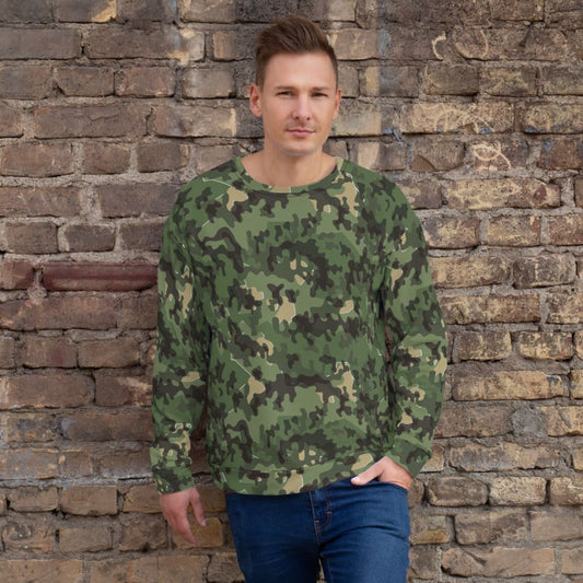 German Zelt-tarnmuster Summer CAMO Unisex Sweatshirt - XS