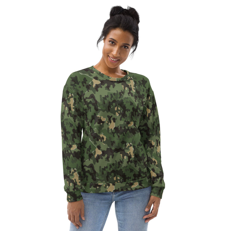 Zelt-tarnmuster Summer CAMO Unisex Sweatshirt