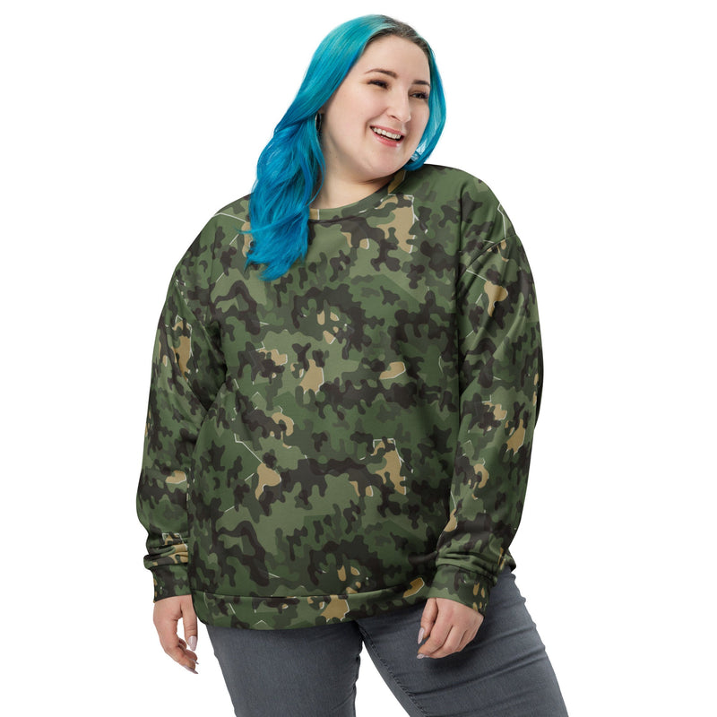 Zelt-tarnmuster Summer CAMO Unisex Sweatshirt