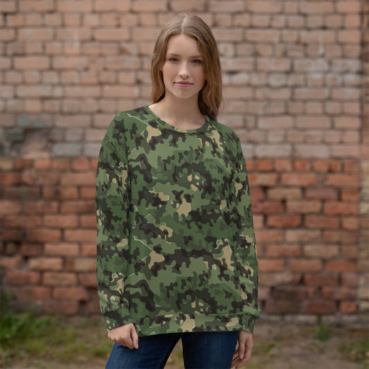 German Zelt-tarnmuster Summer CAMO Unisex Sweatshirt - Sweatshirts
