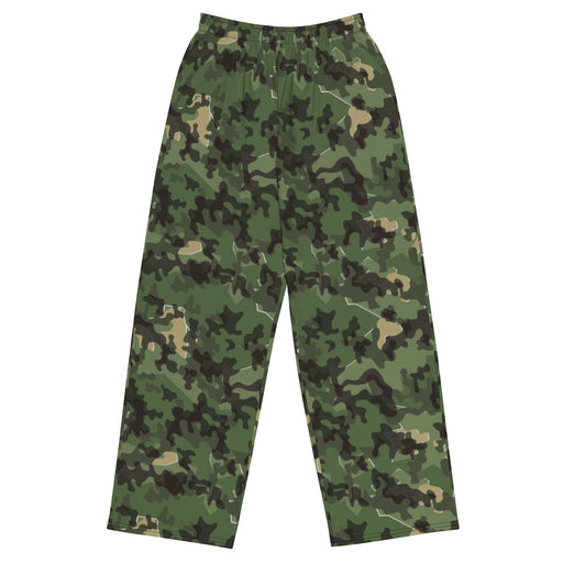 Zelt-tarnmuster Summer CAMO Unisex Wide-Leg Leisure Pants - 2XS - Pant