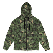 Zelt-tarnmuster Summer CAMO Unisex Zip Hoodie - 2XS