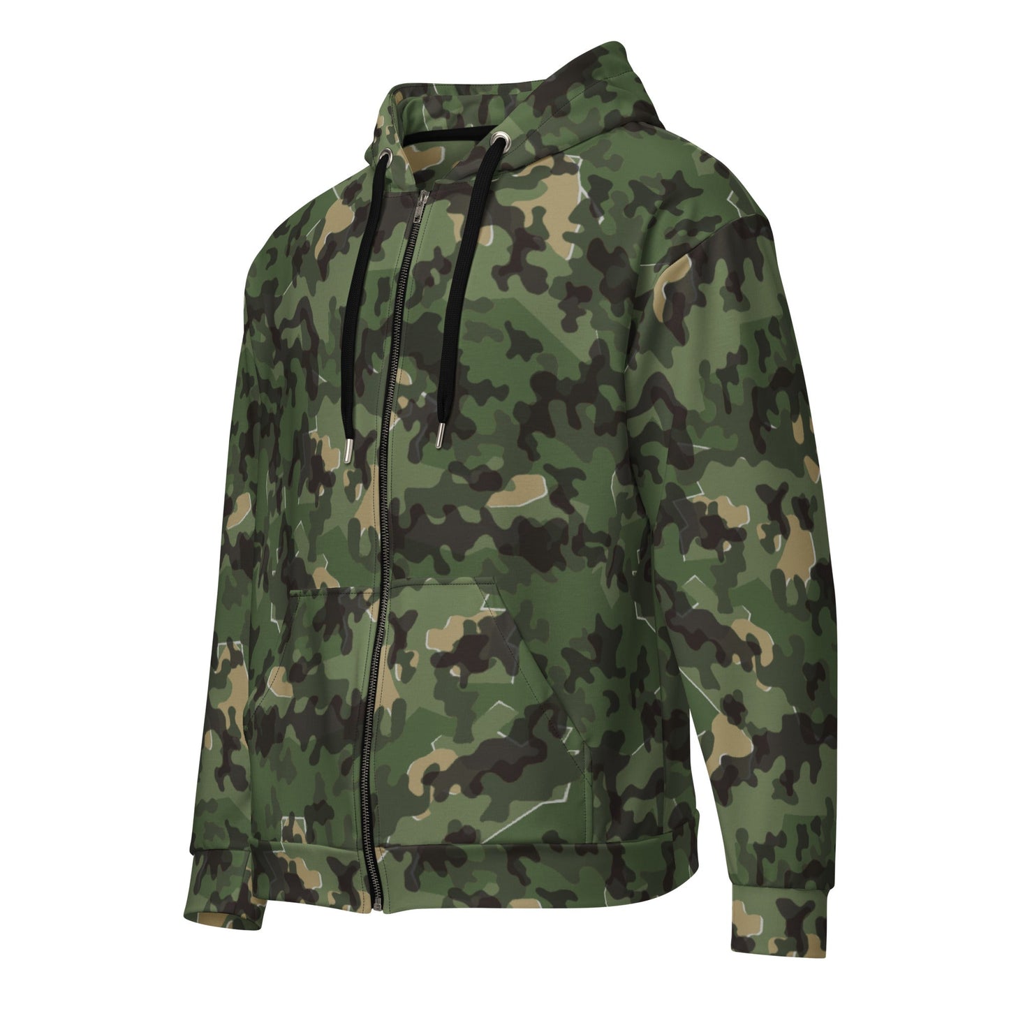 German Zelt-tarnmuster Summer CAMO Unisex zip hoodie - Zip Hoodies