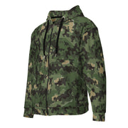 Zelt-tarnmuster Summer CAMO Unisex Zip Hoodie