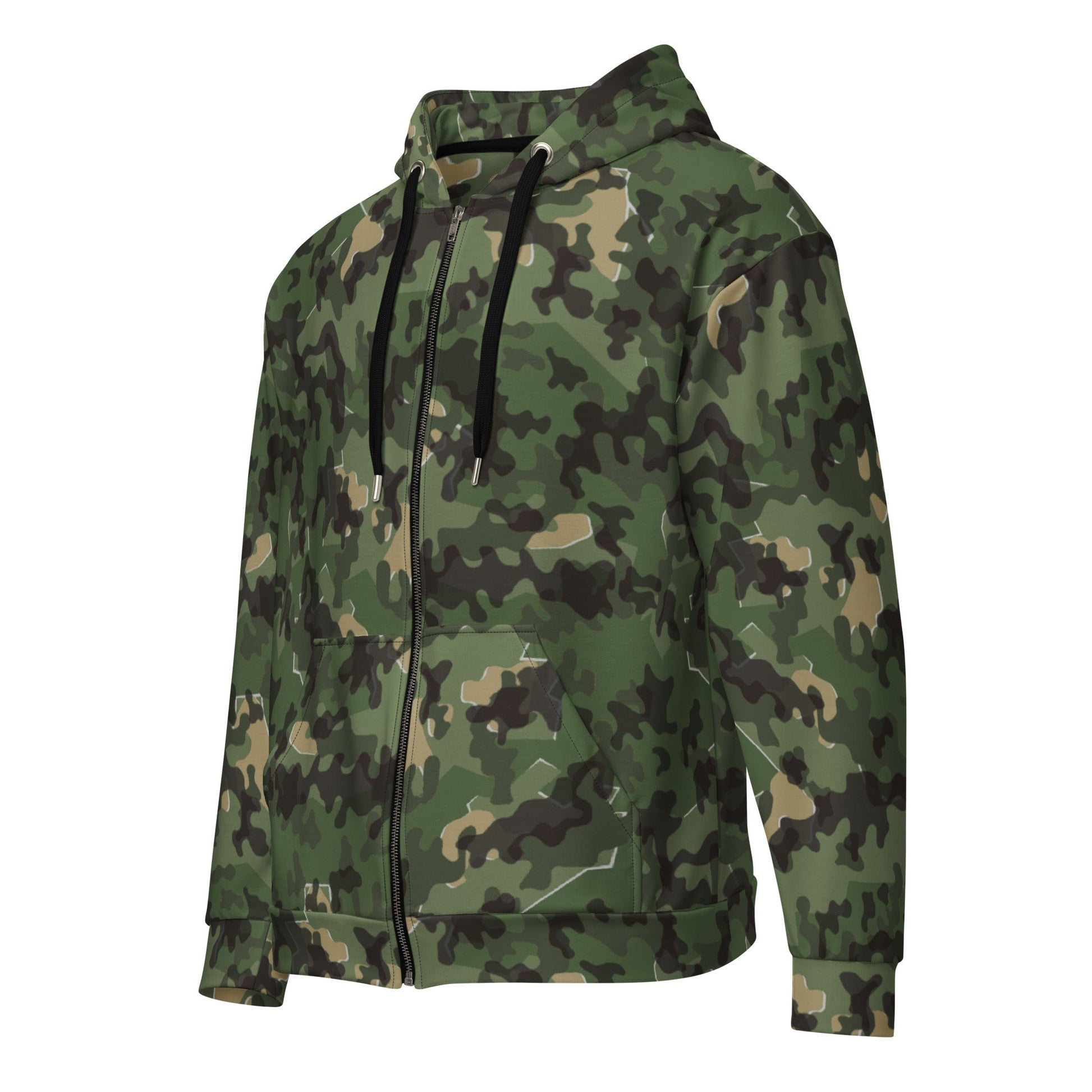 German Zelt-tarnmuster Summer CAMO Unisex zip hoodie - Zip Hoodies