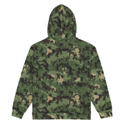 Zelt-tarnmuster Summer CAMO Unisex Zip Hoodie