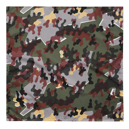 German Zelt-tarnmuster Winter CAMO bandana - L - Bandanas