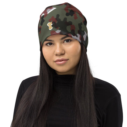 German Zelt-tarnmuster Winter CAMO Beanie