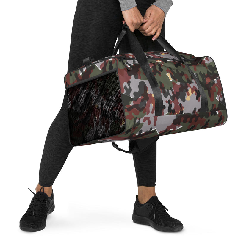 Zelt-tarnmuster Winter CAMO Duffle Bag