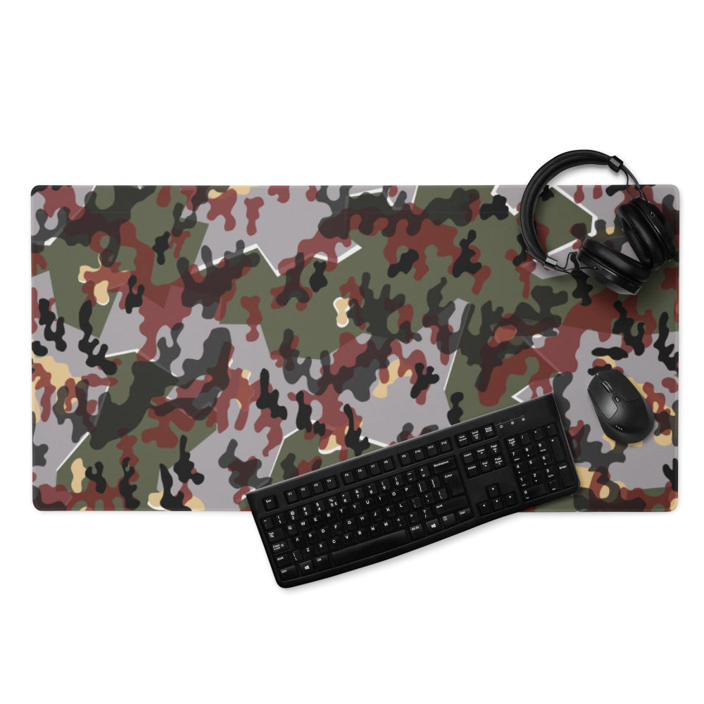 German Zelt-tarnmuster Winter CAMO Gaming mouse pad - 36″×18″ - Mouse Pad