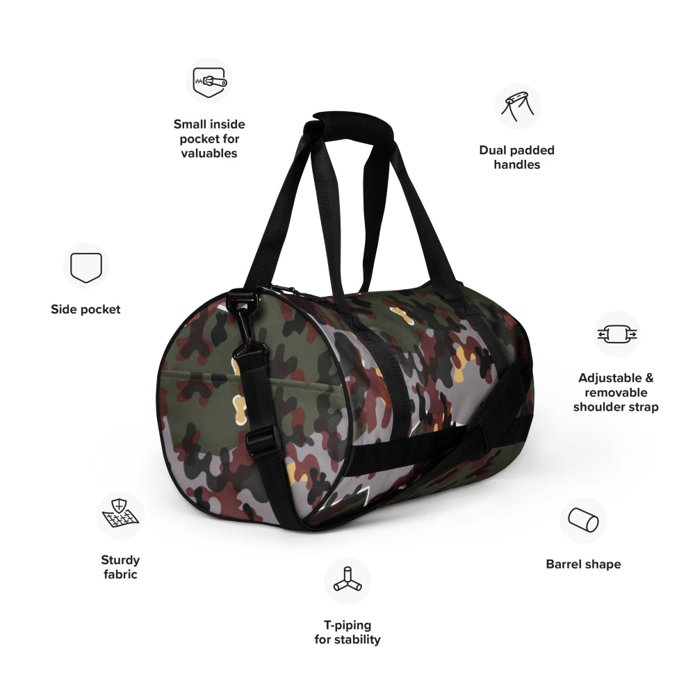 German Zelt-tarnmuster Winter CAMO gym bag - Gym Bag