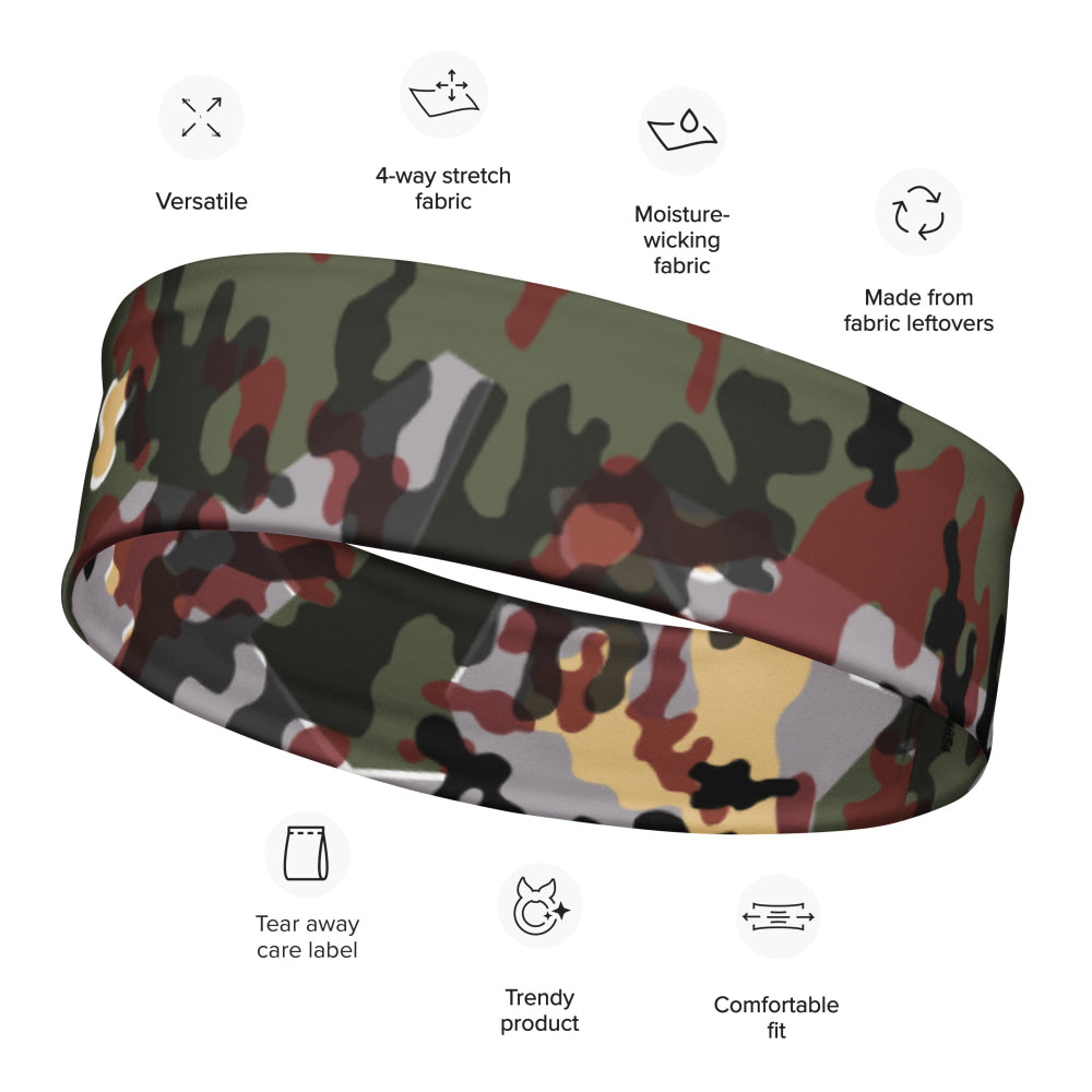 German Zelt-tarnmuster Winter CAMO Headband - M