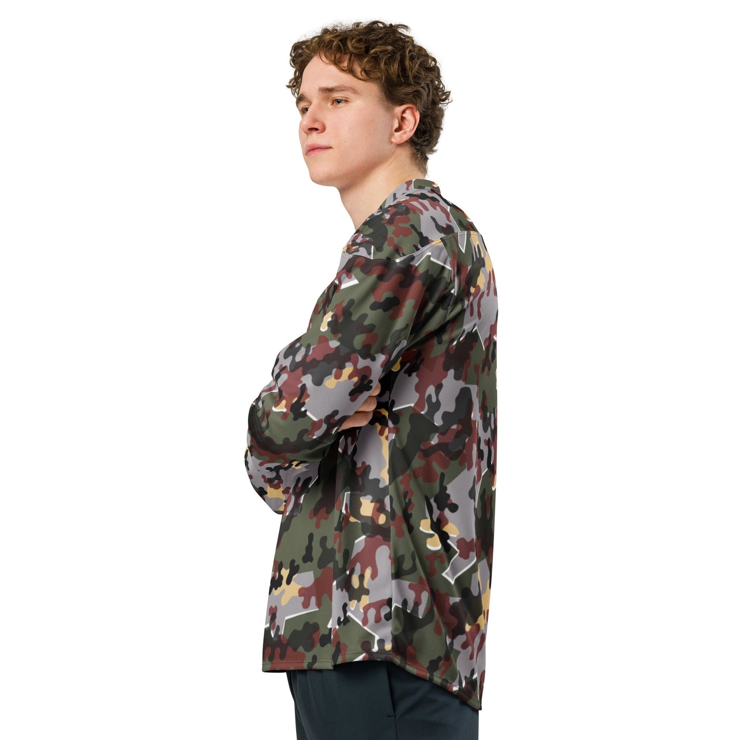 German Zelt-tarnmuster Winter CAMO hockey fan jersey - 2XS - Hockey Jerseys