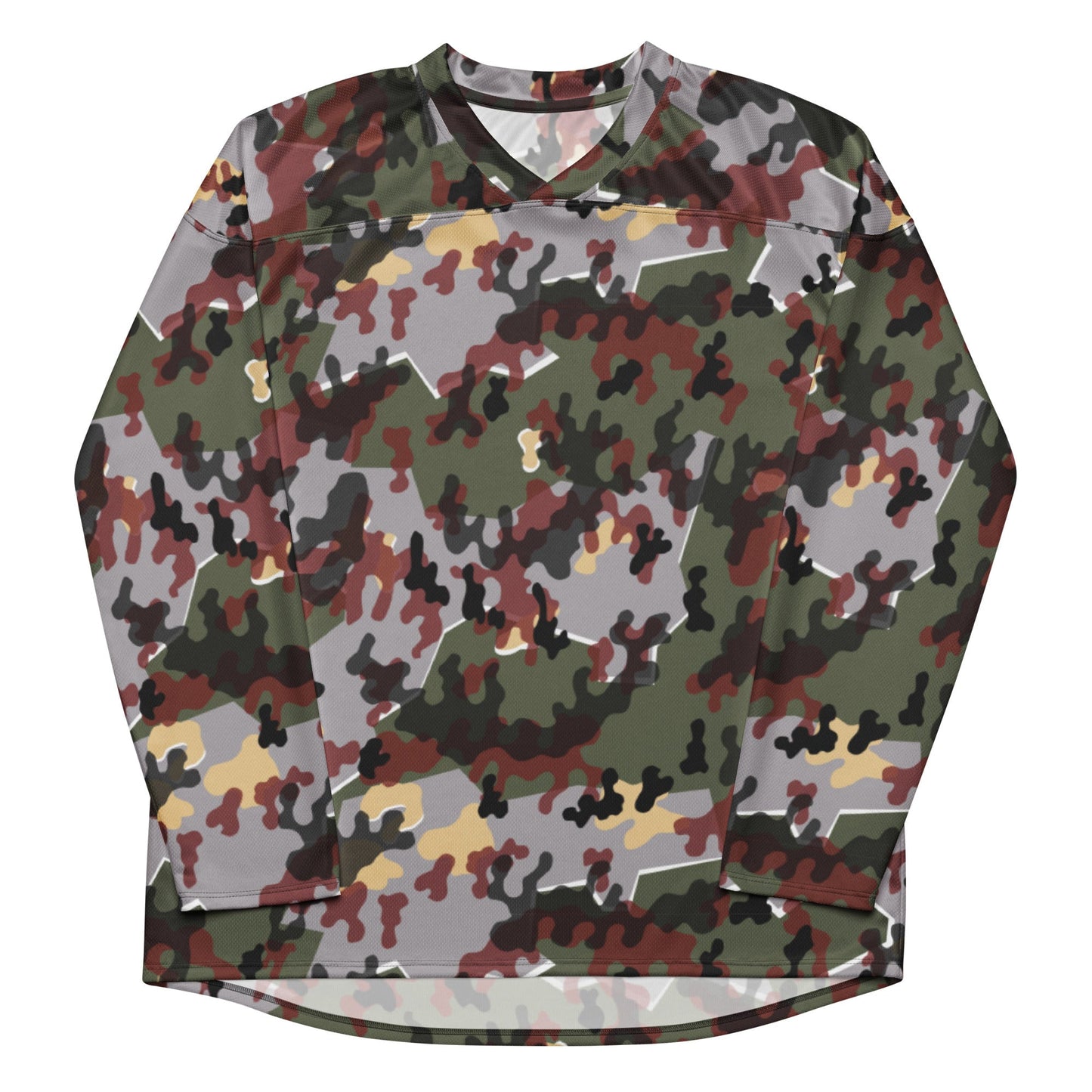 German Zelt-tarnmuster Winter CAMO hockey fan jersey - Hockey Jerseys