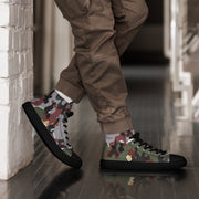 Zelt-tarnmuster Winter CAMO Mens High-Top Canvas Shoes - 5