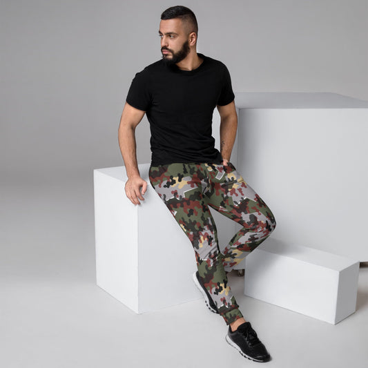 German Zelt-tarnmuster Winter CAMO Men’s Joggers - XS - Mens