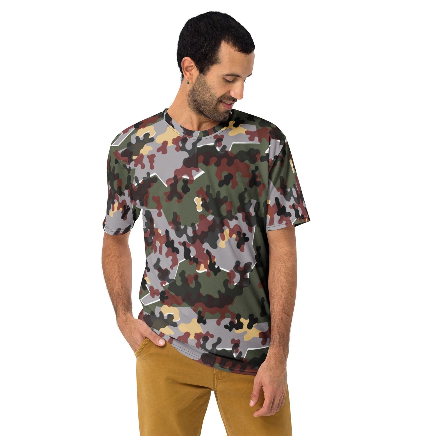 German Zelt-tarnmuster Winter CAMO Mens t-shirt - T-Shirts