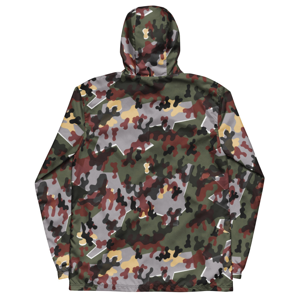 German Zelt-tarnmuster Winter CAMO Men’s windbreaker - Mens Windbreaker