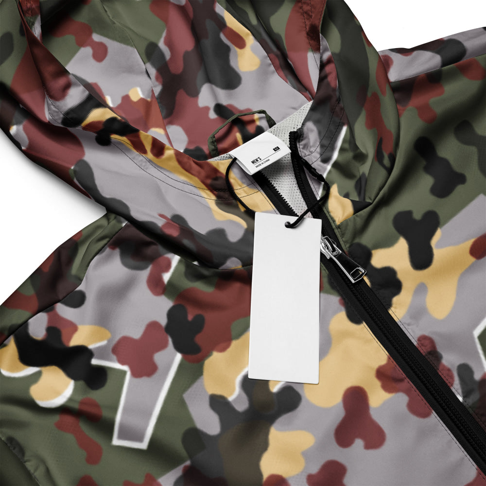 German Zelt-tarnmuster Winter CAMO Men’s windbreaker - Mens Windbreaker