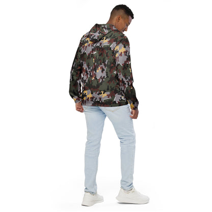 German Zelt-tarnmuster Winter CAMO Men’s windbreaker - Mens Windbreaker