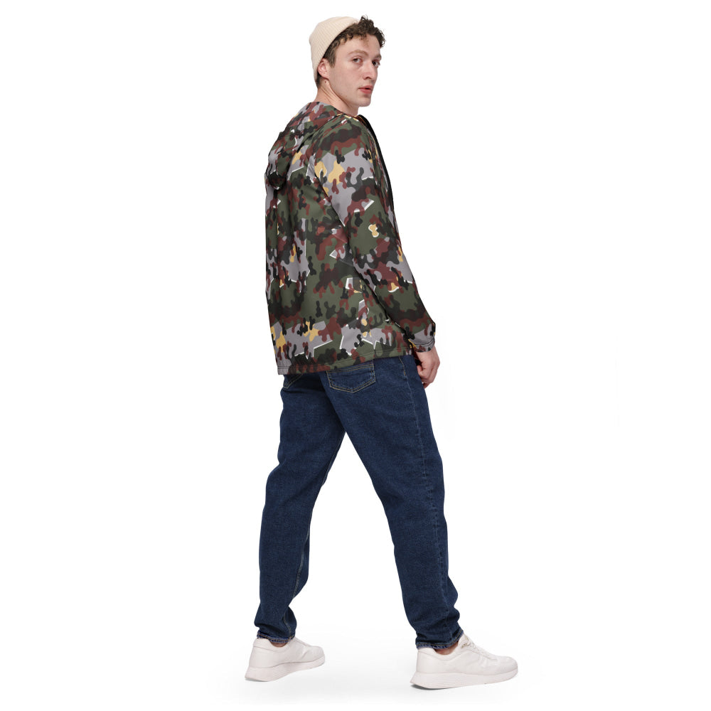 German Zelt-tarnmuster Winter CAMO Men’s windbreaker - Mens Windbreaker