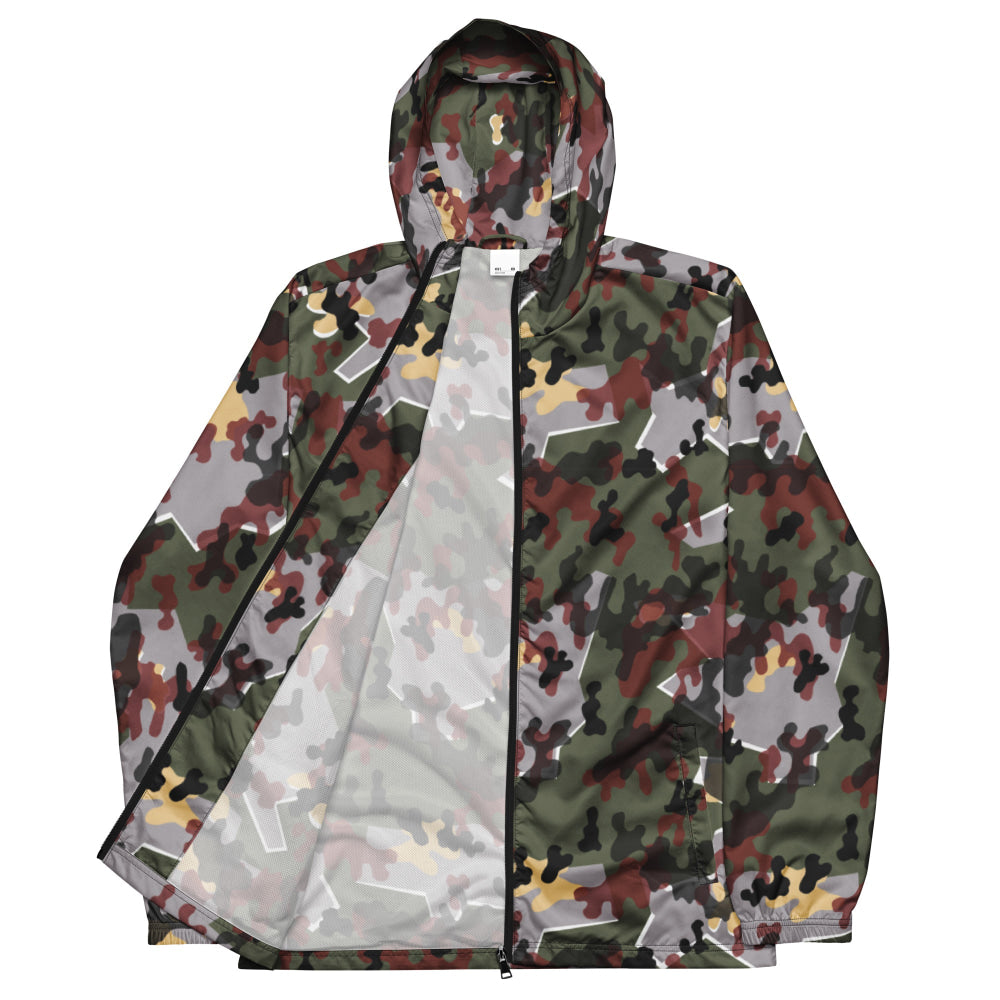 German Zelt-tarnmuster Winter CAMO Men’s windbreaker - Mens Windbreaker