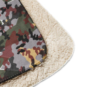 Zelt-tarnmuster Winter CAMO Sherpa Blanket
