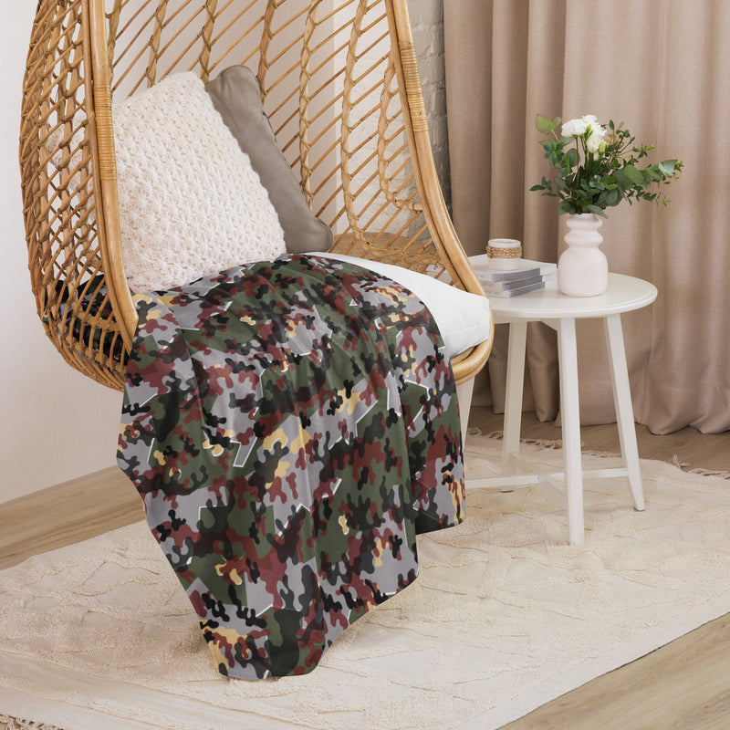 Zelt-tarnmuster Winter CAMO Sherpa Blanket