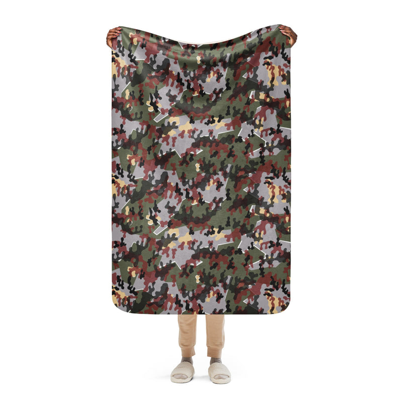 Zelt-tarnmuster Winter CAMO Sherpa Blanket - 37″×57″