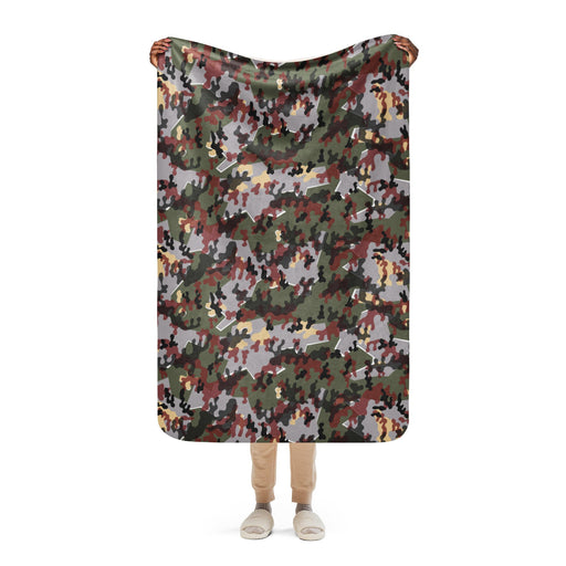 Zelt-tarnmuster Winter CAMO Sherpa Blanket - 37″×57″