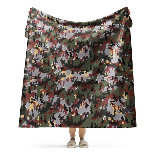 Zelt-tarnmuster Winter CAMO Sherpa Blanket - 60″×80″