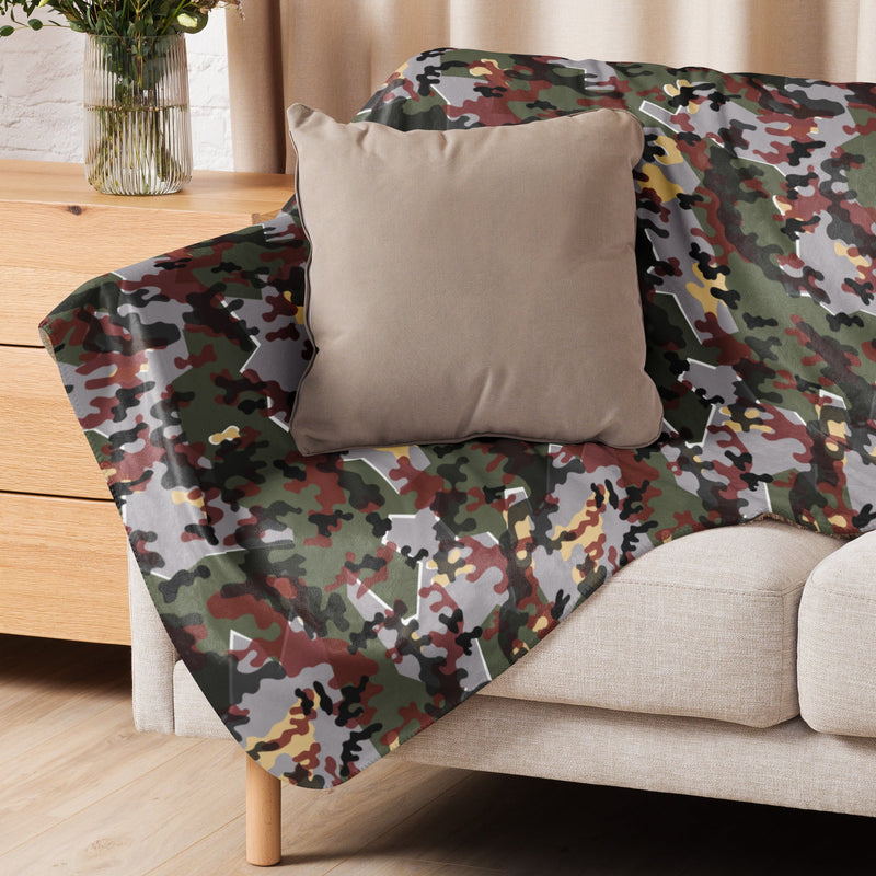 Zelt-tarnmuster Winter CAMO Sherpa Blanket