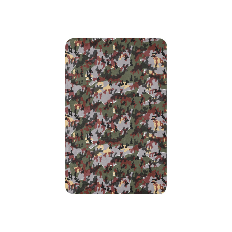 Zelt-tarnmuster Winter CAMO Sherpa Blanket