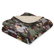 Zelt-tarnmuster Winter CAMO Sherpa Blanket