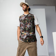 Zelt-tarnmuster Winter CAMO Unisex Basketball Jersey - 2XS