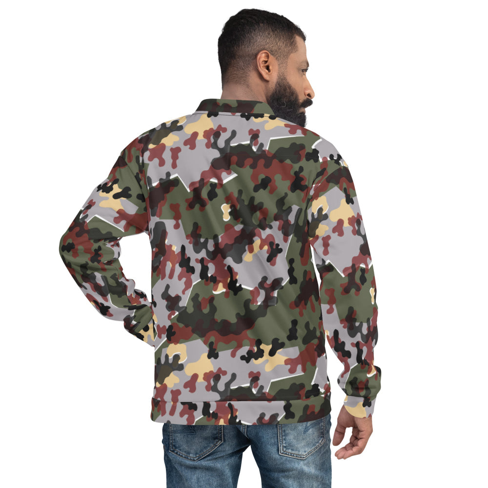 German Zelt-tarnmuster Winter CAMO Unisex Bomber Jacket