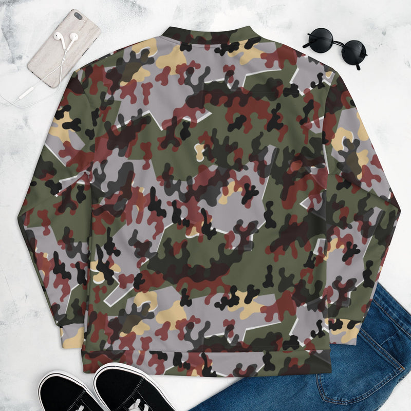 Zelt-tarnmuster Winter CAMO Unisex Bomber Jacket